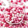 200Pcs Opaque Acrylic Beads SACR-FP0001-09-3