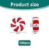 100Pcs Christmas Themed Plastic Beads KY-DC0001-53-2