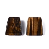 Natural Tiger Eye Pendants G-G602-07J-1