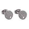 304 Stainless Steel Stud Earring Findings STAS-Z021-A-01P-1