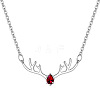 Deer Urn Ashes Pendant Necklace PW-WG78BFC-01-1