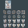 40Pcs 20Pattern PET Scrapbook Stickers DIY-H172-04E-1