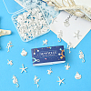 60Pcs 5 Styles Alloy Pendant Sets FIND-SC0016-90-7