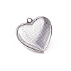 Alloy Pendant Cabochon Settings FIND-TAC0011-116B-P-1