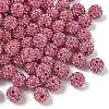 Polymer Clay Rhinestone Beads RB-C1438-10mm-A23-1