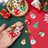 84Pcs 7 Styles Christmas Theme PVC Cabochons FIND-SC0011-36-3