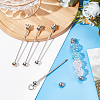 SUNNYCLUE 20Pcs Iron Bar Beadable Keychain for Jewelry Making DIY Crafts KEYC-SC0001-12P-4