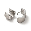 304 Stainless Steel Thick Hoop Earrings EJEW-P255-02P-2