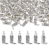 50Pcs Alloy Cowboy Boot Pendants PALLOY-FH00191-1