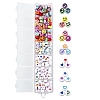 7 Styles Opaque Acrylic Beads MACR-YW0003-62-1