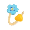 Brass Cuff Open Rings for Women KK-CBA17E5-03G-02-4