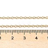 Trendy Unisex 304 Stainless Steel Cable Chain Necklaces NJEW-L043-16G-2