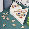 24Pcs 12 Colors KC Gold Plated Alloy Pendants FIND-TA0003-71-5