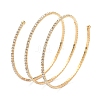 Iron Alloy Rhinestone Multilayer Bangles BJEW-B052-03LG-4