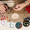 4Pcs 4 Styles Round Pine Bracelet Design Boards AJEW-BC0008-34-5