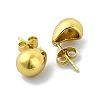 Ion Plating(IP) 304 Stainless Steel Stud Earrings EJEW-C071-02A-G-2