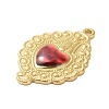 304 Stainless Steel Enamel Pendants STAS-K303-04G-05-2