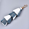 Polycotton(Polyester Cotton) Tassel Big Pendant Decorations FIND-S302-13C-2