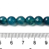 Dyed & Heated Natural Agate Beads Strands G-P539-D01-08-5