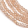 Electroplate Glass Beads Strands EGLA-R048-2mm-33-4