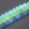 Synthetic Luminous Stone Beads Strands G-S200-08G-2