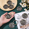 8Bag Tibetan Style Alloy Cabinet Drawer Handle FIND-PH0062-22-3