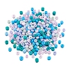 Opaque Glass Round Seed Beads GLAA-TAC0025-07A-01-1-1