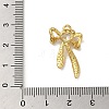 Rack Plating Brass Micro Pave Cubic Zirconia Pendants KK-H473-08B-G-3