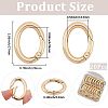 20Pcs Zinc Alloy Spring Gate Rings FIND-SP0004-30G-2