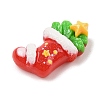 Christmas Series Opaque Resin Cabochons CRES-Q005-01F-2