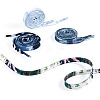 4Pairs 4 Colors Camouflage Color Polyester Shoelaces FIND-TA0010-23-3