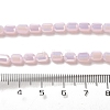 Electroplate Glass Beads Strands EGLA-D031-01P-4