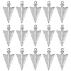 SUNNYCLUE 50Pcs 201 Stainless Steel Pointed Pendants STAS-SC0004-66-1