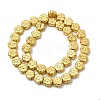 Electroplate Glass Beads Strands EGLA-F166-10G-2