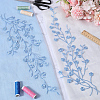 Cotton Embroidery Ornament Accessories AJEW-WH20020-044C-4