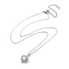 201 Stainless Steel Cable Chain Necklaces NJEW-L124-005P-2