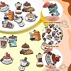 16Pcs 8 Styles Coffee Theme Alloy Enamel Pendants ENAM-YW0008-55-2