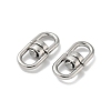 304 Stainless Steel Double Eye Swivel Clasps STAS-L300-011A-P-2