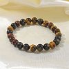 Natural Tiger Eye Bead Stretch Bracelets X-BJEW-K212-B-005-3