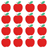 16Pcs Apple Polyester & Cotton Embroider Thread Iron on/Sew On Patches PATC-CA0001-19B-1