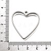 304 Stainless Steel Pendants STAS-S181-01P-H-3