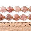 Natural Strawberry Quartz Beads Strands G-H344-A04-01-5