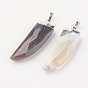 Natural Gemstone Pendants G-F527-08-5