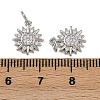 Brass Micro Pave Cubic Zirconia Pendants KK-B150-02P-02-3