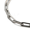 304 Stainless Steel Cable Chains Bracelets for Men & Women BJEW-D042-20P-2