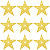 60Pcs Paper Glitter Star Wall Decoration AJEW-SP0001-17A-1