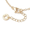 Brass Cubic Zirconia Beads Link Braceletsm Cable Chains Bracelets for Women BJEW-JB13050-4