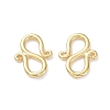 Brass S-Hook Clasps KK-R149-05G-1