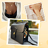 6Pcs 3 Styles Brass Spring Gate Clasps KK-SC0007-09-6