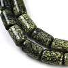 Natural Serpentine/Green Lace Stone Beads Strands G-H064-B01-01-4